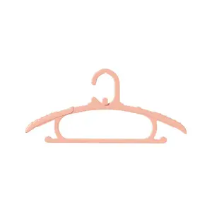 New children's plastic coat hanger with non-slip household drying rack