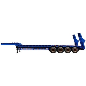 Semi-remorque surbaissée en acier au carbone de haute qualité, conteneur-citerne, <span class=keywords><strong>porte</strong></span>-conteneurs, remorque de camion épaissie sur mesure, quatre <span class=keywords><strong>essieux</strong></span>, 48 m³ - Product Image 1