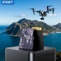 Cartes mémoire EAGET TFCG-5 16 Go, cartes mémoire en gros 32 Go 64 Go 128 Go 256 Go A2 V3 Classe 10 U3 pour téléphone, drone, tablette, PC
