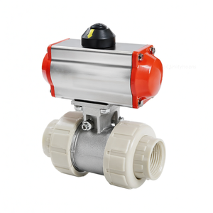 Actionneur pneumatique COVNA à retour par ressort, double union, résistant à la corrosion, avec vanne à bille en PP, pour compresseur d'air de 2 pouces, avec délai de 90 jours - Product Image 1