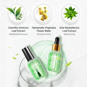 Kit LANBENA para Eliminar Puntos Negros con Té Verde, Mascarilla para Puntos Negros, Tiras Nasales, Suero Hidratante y Reafirmante de Poros - Product Image 6