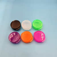 Flacon miniature en plastique avec bouchon à clapet de 1 ml, 3 ml, 5 ml, 10 ml, flacon vide pour échantillon de cosmétique, essence liquide