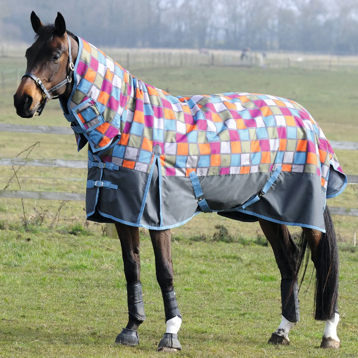 Couverture de cheval personnalisée imperméable et respirante 600 deniers, drap de mouche, produit pour cheval