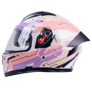 Casque de moto électrique à double miroir pour hommes et femmes, coupe-vent à double miroir, chaud et sûr - Product Image 2