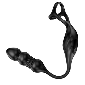Anillos para el Pene con Modos de Empuje y Vibración, Vibrador con Control Remoto, Masajeador de Próstata, Juguetes Sexuales Anales para Hombres - Product Image 6