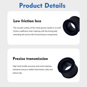 Puleggia a cinghia dentata tipo AF ad alta precisione per trasmissione a cinghia/trasmissione di potenza industriale/lavorazione CNC - Product Image 4
