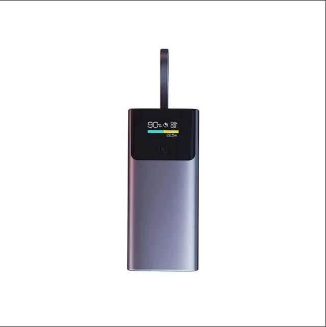 Compact TFT Power Stick DIY Battery Bank Fast Charging Digital Color Display Screen Built-in Cable Power Station Power Banks