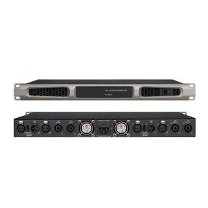 Amplificador de Potencia Digital de 4 Canales AM46 4*600W Clase D, Impedancia de 4 Ohmios, Construcción Metálica, Equipo de Audio Profesional Portátil - Product Image 1