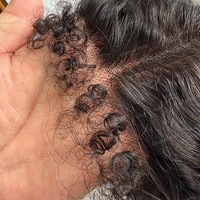 4C Edge Natural Hairline Short Bob Kinky Curly Cabello humano 13X6 HD Peluca frontal de encaje 360 Transparente HD Pelucas delanteras de encaje Cabello humano