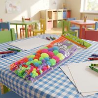Kit de Bricolage en Gros pour Nettoyage de Tuyaux, Fournitures Artistiques Éducatives pour Enfants, Apprentissage à Domicile, Salle de Classe, Décoration de Fête, Cadeau
