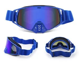 Sport Support UV400 Sunglasses Custom Wholesale Magnetic Frameless Designer Best Mirrored Motocross Glasses Motorcycles Goggles
