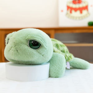 Adorables juguetes de peluche de Tortuga <span class=keywords><strong>Verde</strong></span>, lindas muñecas de tortuga de peluche con ojos grandes, juguetes de peluche - Product Image 2