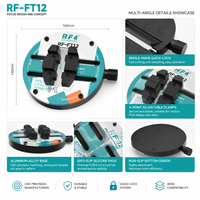 Support universel RF4 FT12 pour nettoyage de CPU et retrait d'adhésif sur carte mère de téléphone portable – Pince de réparation pour outils de réparation de téléphones