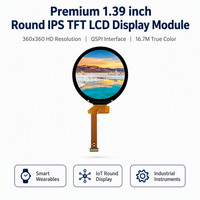Module LCD rond QSPI 1,39'' 360RGBx360 avec circuit intégré de pilote GC9B71, écran TFT 16,7 millions de couleurs, angle de vision complet pour appareils intelligents IoT