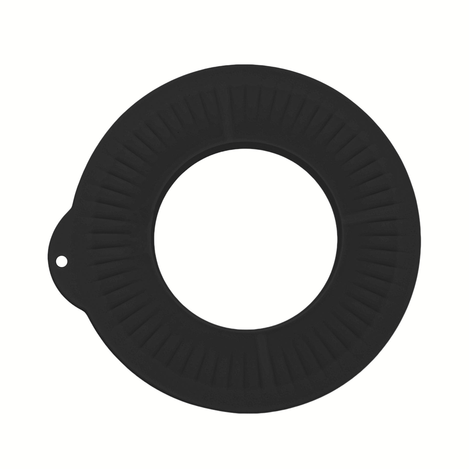 Couvercle anti-éclaboussures-noir