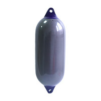 Pare-battage gonflable gris F4 anti-UV et anti-corrosion pour bateau ou yacht avec valve à aiguille