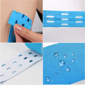 Bande élastique en coton, ruban <span class=keywords><strong>de</strong></span> <span class=keywords><strong>kinésiologie</strong></span> respirant et perforé, ruban musculaire protecteur, ruban thérapeutique multicolore pour le sport - Product Image 4