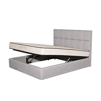 Ascenseur électrique de grande taille de haute qualité grand espace sous le lit avec base de lit de rangement double cadre simple