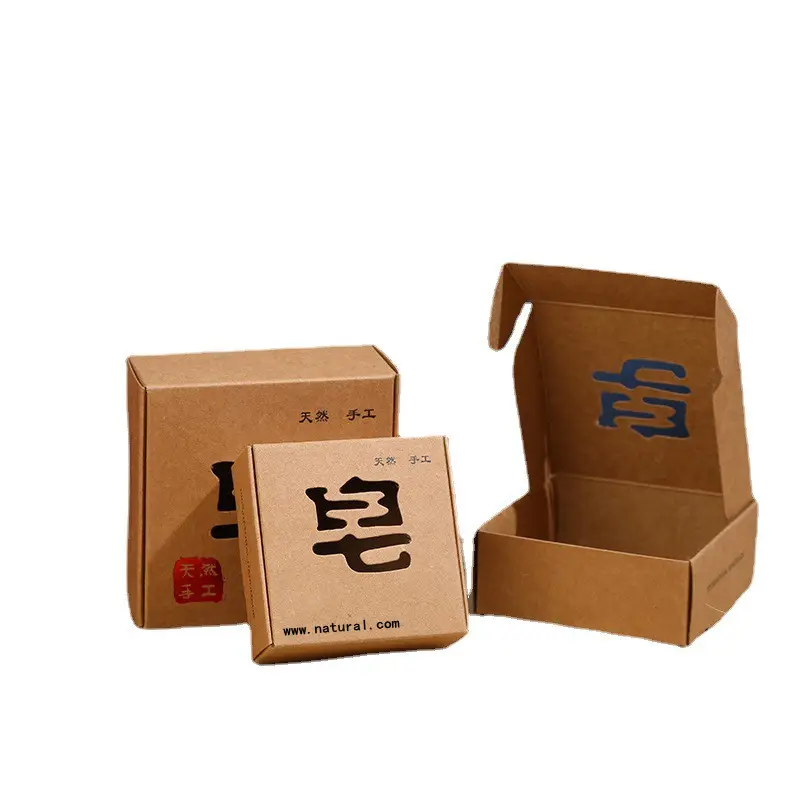 Мыльная упаковка Экологически чистая упаковочная коробка Логотип заказной мыльница