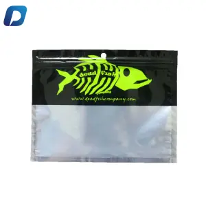 Tùy Chỉnh Giá Nhà Máy Rõ Ràng Bao Bì Cá Mềm Lure Hook Nhựa Bait Bag