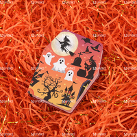Faux cils avec impression de Logo, boîte de faux cils de cercueil magnétique personnalisée avec livre d'halloween