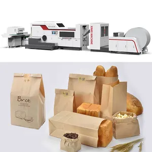 Fully Automatic High Speed Kraft Simple Khaki Paper Bag Making Machine