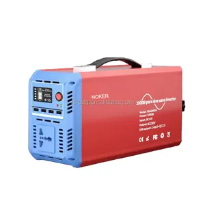 Noker 에어컨 Dc Ac 12v 110v 220v 3000w 가격 사인파 휴대용 전원 공급 장치
