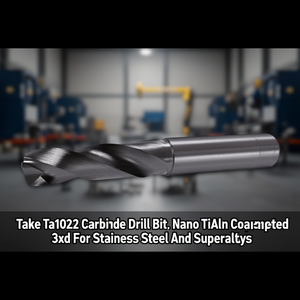 Foret en carbure Ttake Ta1022 avec revêtement Nano TiAln 3Xd pour l'acier inoxydable et les superalliages - Product Image 3