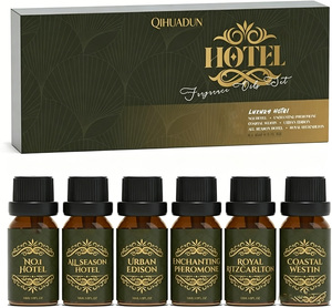 Aceite Aromático para Hoteles de Primera Calidad, Certificado ISO, Larga Duración, Estilo <span class=keywords><strong>Ritz</strong></span> <span class=keywords><strong>Carlton</strong></span> Westin, Juego de 6 Piezas de 6x10ml para Difusor en el Vestíbulo, Venta al Por Mayor - Product Image 1