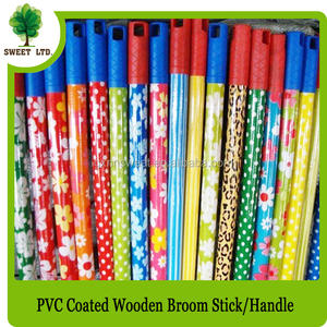 <span class=keywords><strong>Manche</strong></span> de <span class=keywords><strong>balai</strong></span> en bois <span class=keywords><strong>avec</strong></span> fil italien, couverture en PVC à fleurs colorées de haute qualité - Product Image 6