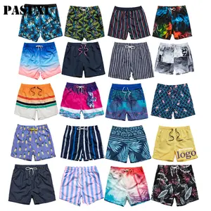 Pasuxi 2023 mới nhất tùy chỉnh in quần bãi biển cho nam giới bơi thân nhanh khô đồ bơi quần short giản dị