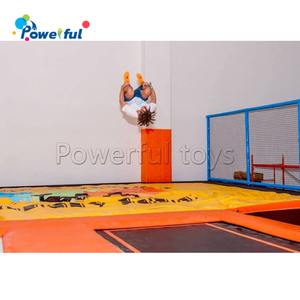 เชิงพาณิชย์แทรมโพลีนพาร์คพองแสดงความสามารถกระโดดลงจอดโฟม<span class=keywords><strong>หลุม</strong></span>ถุงลมนิรภัยเสา - Product Image 2