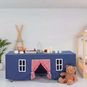 Faltbares Tisch-Spielzelt für Kinder, Einfach Aufzubauendes Indoor-Spielhaus, Spaßiges Rollenspielzeug für Kinder ab 3 Jahren - Product Image 3