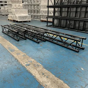 Kkmark Truss Toont Podiumdaktruss-Systeem Met Dak Voor Openluchtevenementen Concertevenementen Squashbox Verlichting Space Frame