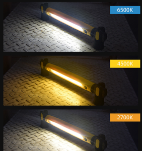 Lampe de travail magnétique rechargeable sous le capot pour réparation automobile d'urgence, lampe de mécanicien portable sans fil COB LED, étanche - Product Image 4