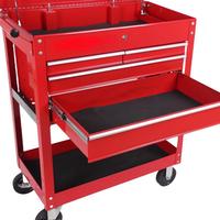 Chariot d'atelier robuste avec coffre à outils et roues pour outils mécaniques