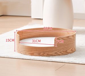 Canapé rond durable en bois de pin massif pour animaux de compagnie toutes saisons meubles pour animaux de compagnie pour chiens et chats - Product Image 2