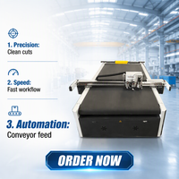 Machine de découpe numérique CNC à couteau oscillant fixe pour carton ondulé et carton – Machine de découpe numérique pour carton