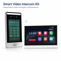 Station de Porte Interphone Vidéo IA VF700-V avec Reconnaissance Faciale, Contrôle d'Accès, Écran Tactile 7 Pouces, IP65, Téléphone de Porte, Interphone SIP