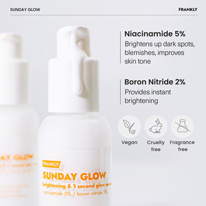 FRANKLY Sunday Glow Luminosity <b>Face</b> <b>Serum</b> Provides Daily Moisture And Is Non-Comedogenic For Clear Skin 37Ml - Product Image 2
