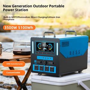 Alimentation mobile extérieure 2500W avec charge directe photovoltaïque MPPT intégrée, écran intelligent, grande capacité de batterie LiFePO4 - Product Image 4