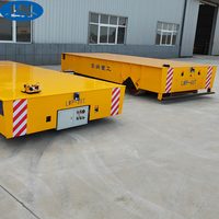 Chariot de transfert personnalisé à batterie de 5 à 500 tonnes |   Chariot électrique à plateau plat |   Chariot de transfert sur rail pour la manutention des matériaux en usine