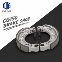 Plaquettes de frein arrière pour moto CG150 CG125, plaquettes de frein à tambour, remplacement OEM, haute performance, 100% neuves, durables