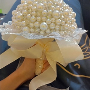 Bouquet <span class=keywords><strong>de</strong></span> mariée en <span class=keywords><strong>fil</strong></span> <span class=keywords><strong>de</strong></span> <span class=keywords><strong>fer</strong></span> LUYI avec <span class=keywords><strong>fleurs</strong></span> <span class=keywords><strong>de</strong></span> pivoine, kit complet <span class=keywords><strong>de</strong></span> matériaux DIY, cadeau pour la Saint-Valentin et les mariages - Product Image 1