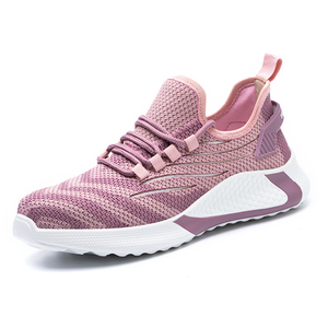 Dian Sen – baskets en caoutchouc respirantes à bout en acier pour homme, chaussures de sécurité légères pour le travail - Product Image 1
