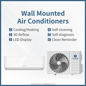 Puremind Customized R32 R290 Cooling Heat Pump <b>Mini</b> <b>Split</b> Air Conditioners Non-inverter Ductless Air Conditioning Wifi - Product Image 2