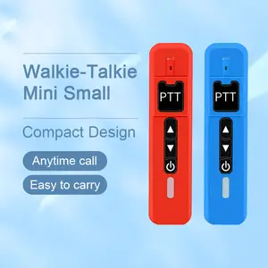 USB rechargeable PTT mini petit 2 deux way radio talkie-walkie talkie walkie avec écouteurs