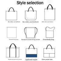 Sac de courses réutilisable avec logo personnalisé, fermeture éclair supérieure, essentiels, cadeau promotionnel, sac fourre-tout en toile avec poche externe