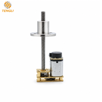 Motorreductor de CC con escobillas GM1024-N20 de 12 mm, caja de engranajes metálica con engranajes rectos, codificador magnético 3/7/12PPR, eje roscado para aplicaciones en ventiladores y embarcaciones