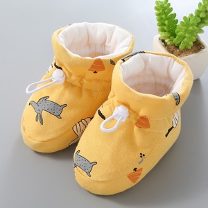 Sonbahar Kış Bebek Ayakkabıları Yumuşak Tabanlı Çoraplar Cırt Cırtlı Kapatma Karikatür Tarzı Ayak Koruma 0-1 Yaşında Yürümeye Başlayan Çocuk 3-6 Ay - Product Image 6